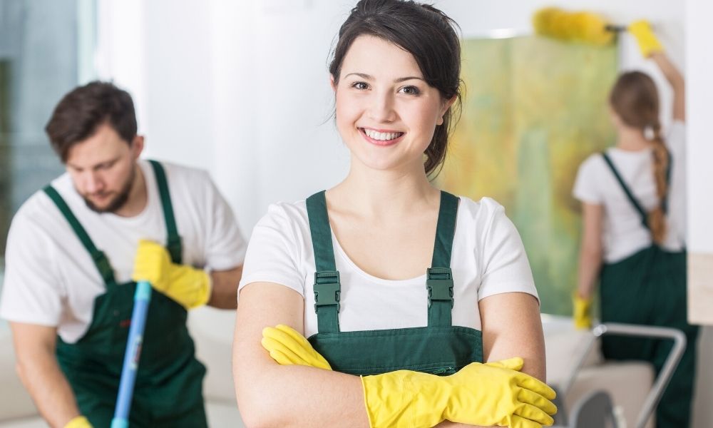 Toowoomba Cleaners office cleaning team